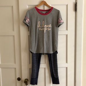 Vera Bradley I Love Naps Pajama Set